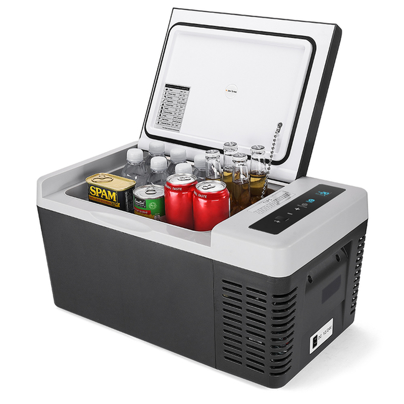 Car Small Fridge Portable Mini Fridge 12V Compressor Refrigerator 9/18/22/25/28L for Cosmetics Home Vehicle Truck Camping Cooler