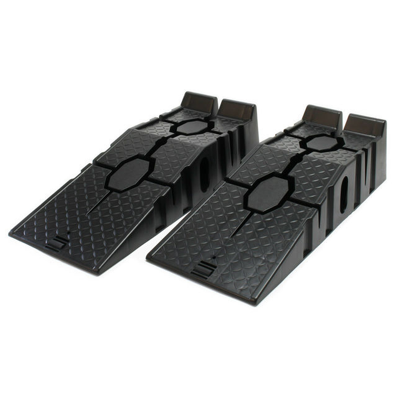 1Pair Black 2500KG Heavy Duty Car Ramps 900Mm Long Antiskid Working Ramp Auto Oil Changing Repair Maintenance Jack Lift Tools
