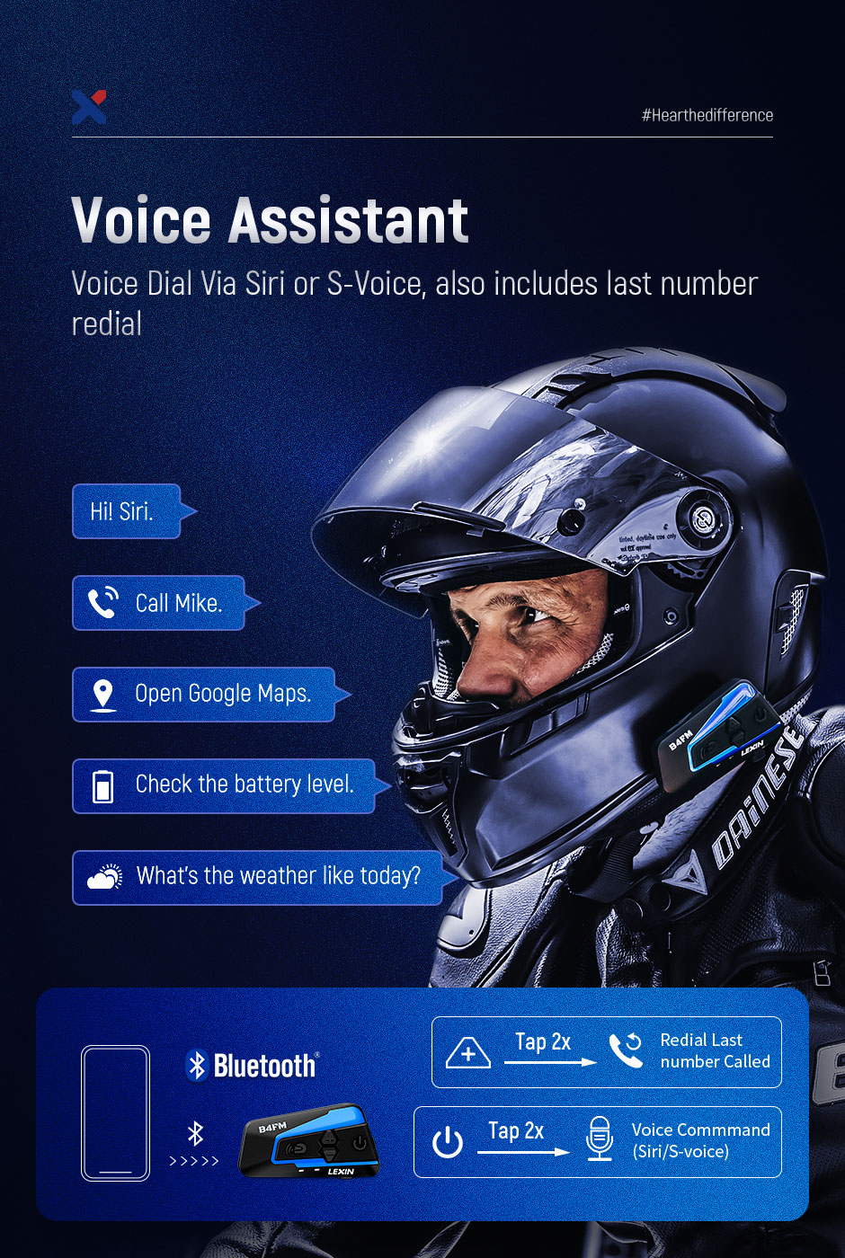 Motorcycle Bluetooth Helmet Headset Intercom 4 Riders 1600M Wireless BT Intercomunicador Moto B4FM Intercomunicadores De Casco