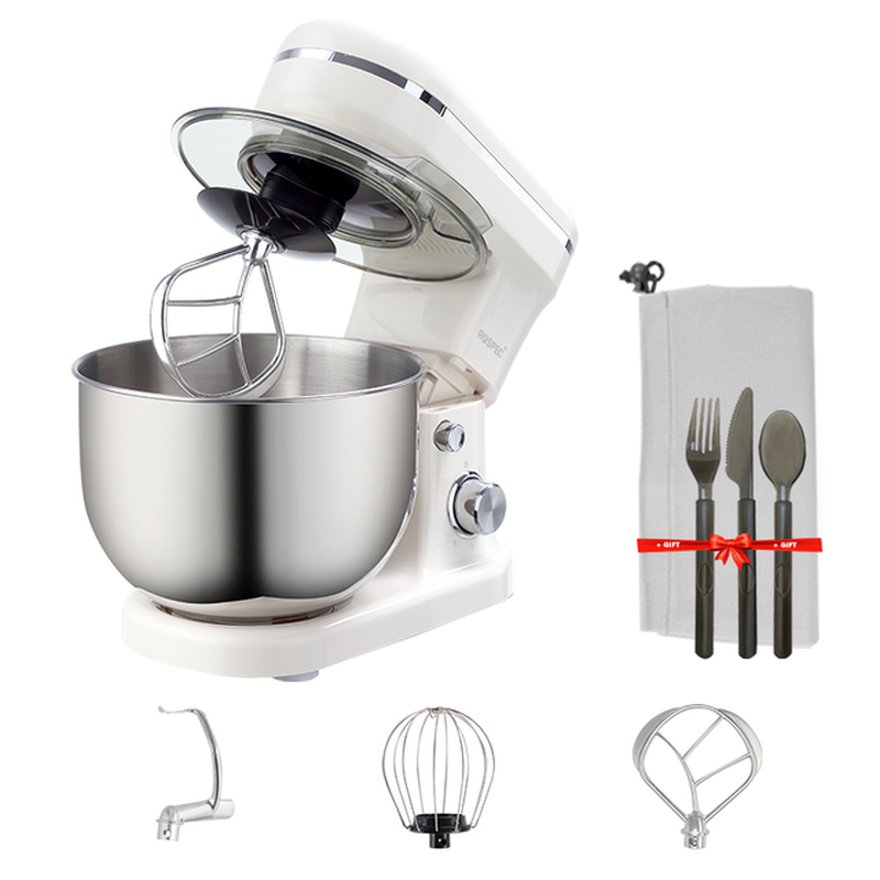 1200W 5L Electric Kitchen Food Stand Mixer Stainless Steel Bowl 6 Speed Cream Egg Whisk Whip Dough Kneading Food Mixer