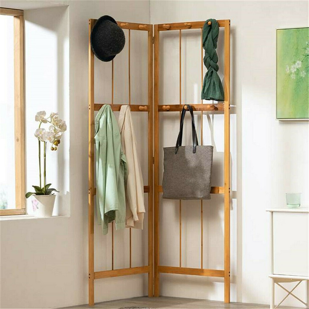 Folding coat online rack