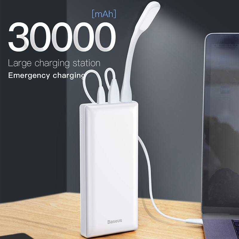 Power Bank 30000Mah Powerbank USB C Fast Poverbank for Xiaomi Iphone 12 Pro Portable External Battery Charger Pover Bank