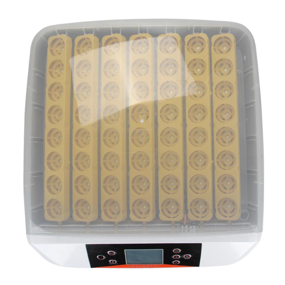 56 Eggs Incubator Automatic Hatcher Poultry Egg Incubator Digital Control Hatchery Farm Incubation Led Brooder HHD