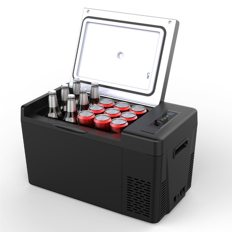 Car Small Fridge Portable Mini Fridge 12V Compressor Refrigerator 9/18/22/25/28L for Cosmetics Home Vehicle Truck Camping Cooler