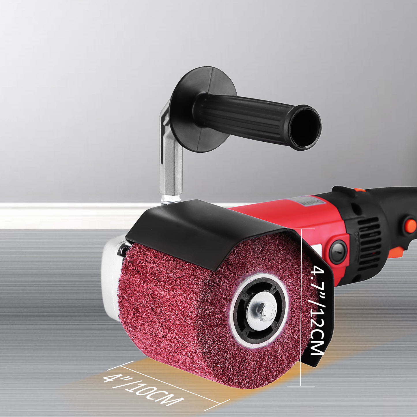 1200W Electric Multi-Function Burnishing Polishing Machine 3000RPM Brushing Wheel Polisher for Polishing Sanding Finishing
