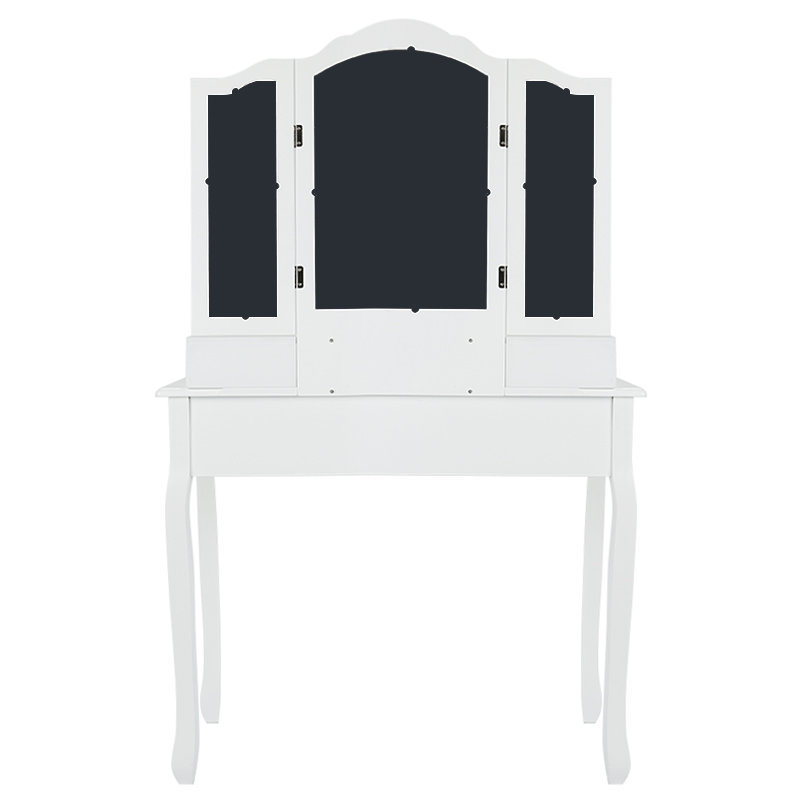 Dressing Table Minimalism Bedroom Modern Vanity Makeup Dresser with Mirrored Furniture Coiffeuse Organizer HWC