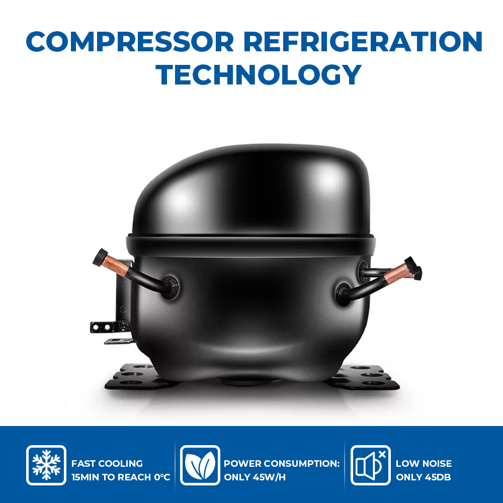 Car Small Fridge Portable Mini Fridge 12V Compressor Refrigerator 9/18/22/25/28L for Cosmetics Home Vehicle Truck Camping Cooler
