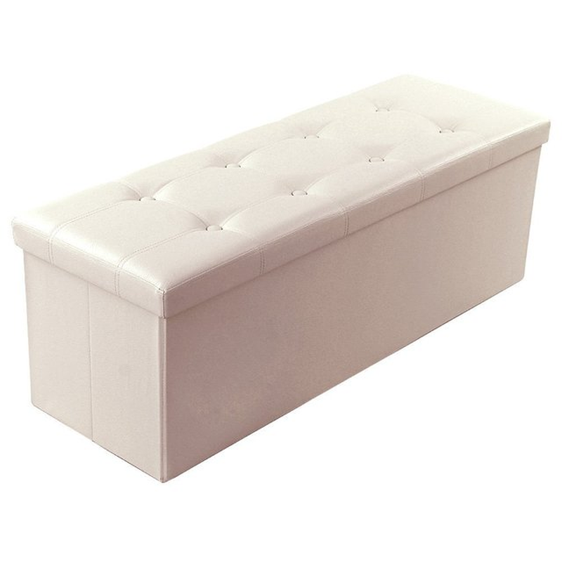 Storage Benches Foldable Stool with Storage Space Home Sofa Ottoman Stools Seat Bench Chest Storage Box Living Room Furniture