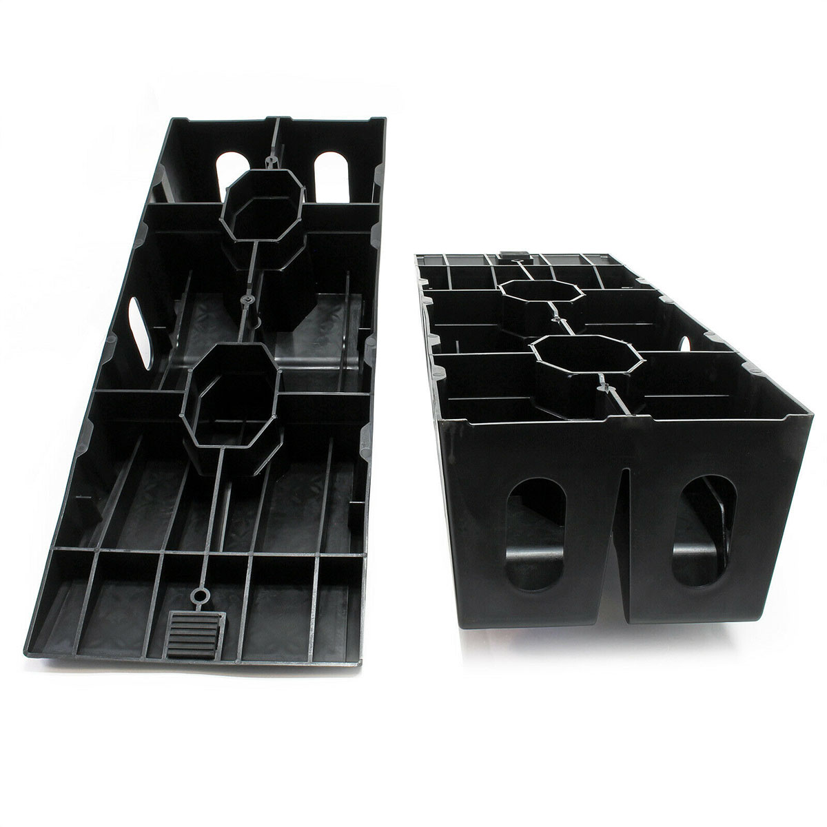 1Pair Black 2500KG Heavy Duty Car Ramps 900Mm Long Antiskid Working Ramp Auto Oil Changing Repair Maintenance Jack Lift Tools
