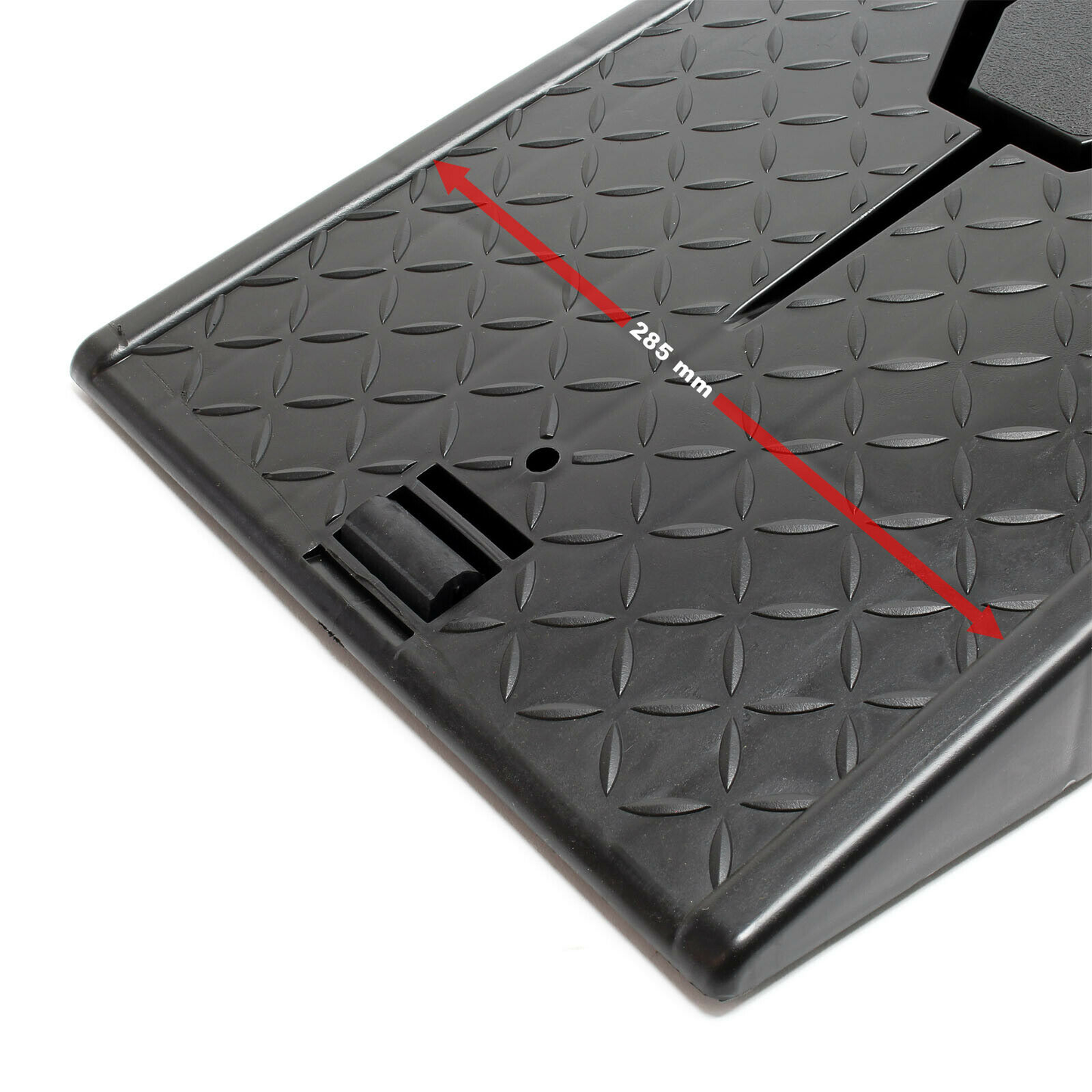 1Pair Black 2500KG Heavy Duty Car Ramps 900Mm Long Antiskid Working Ramp Auto Oil Changing Repair Maintenance Jack Lift Tools