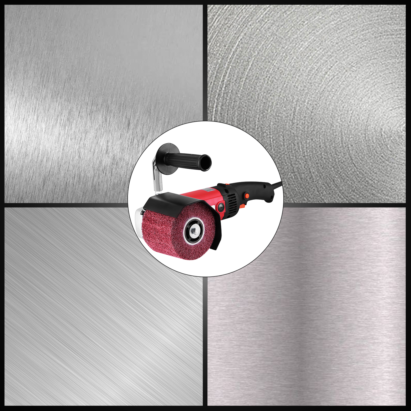 1200W Electric Multi-Function Burnishing Polishing Machine 3000RPM Brushing Wheel Polisher for Polishing Sanding Finishing