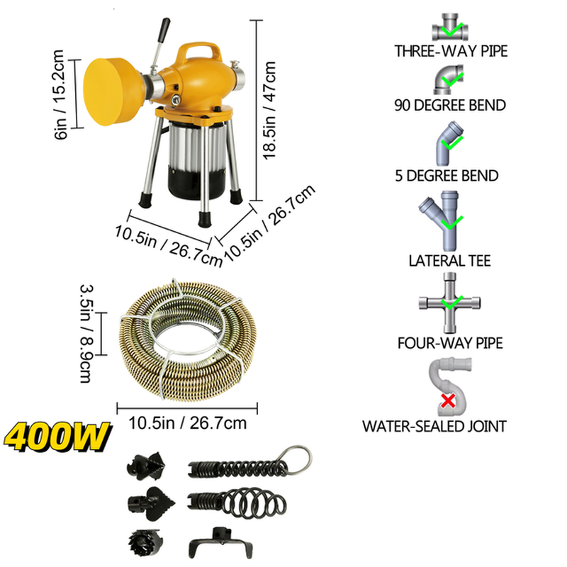 Hanylectric Drain Cleaning Machine