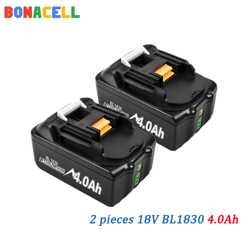 BL1860 Rechargeable 18 V 6000Mah Li-Ion Battery for Makita 18V Battery BL1840 BL1850 BL1830 BL1860B LXT 400