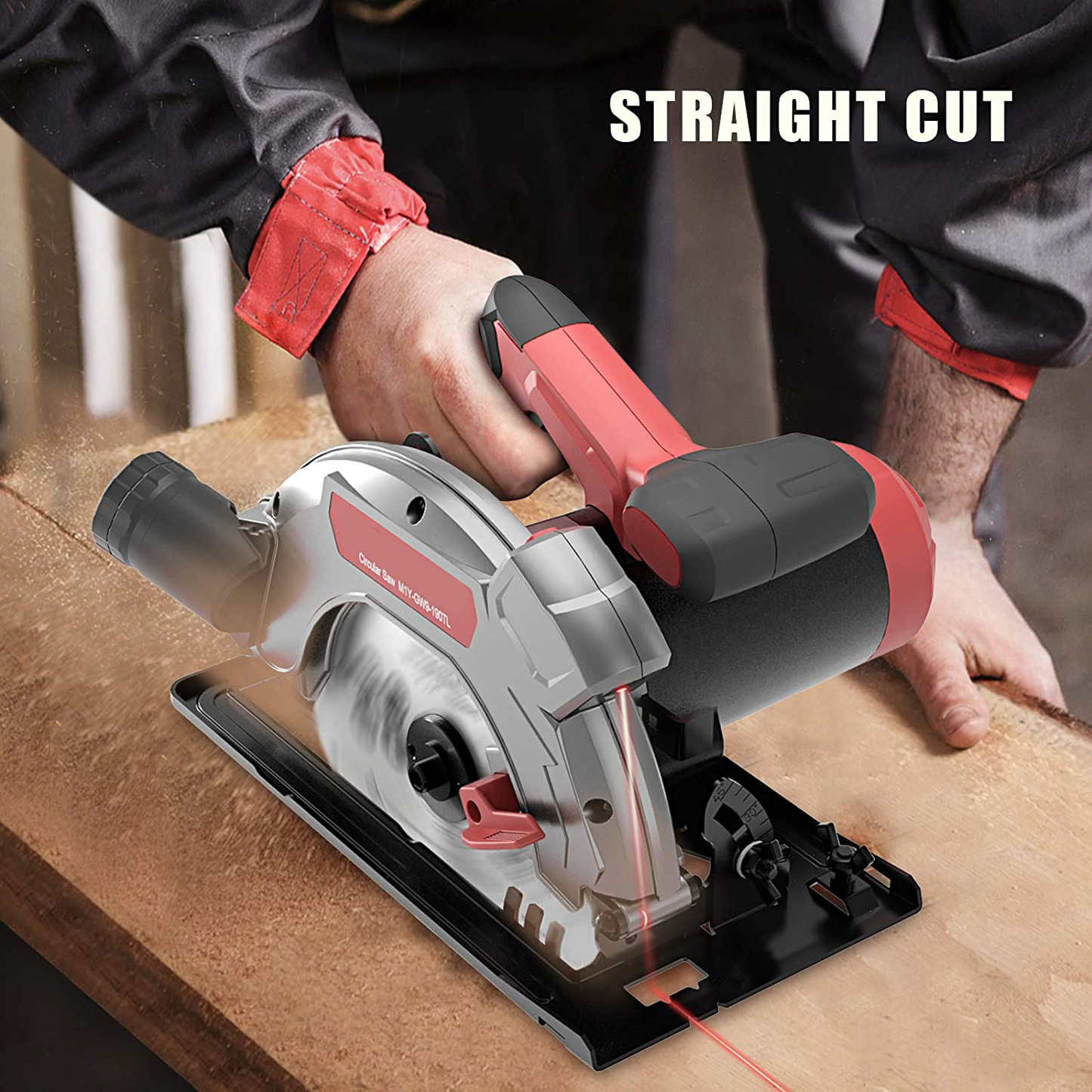 1500W Electric Saw 230-240V 190Mm Corded Circular Saw Aluminum Body Portable Woodworking Electric Saw Table Saw