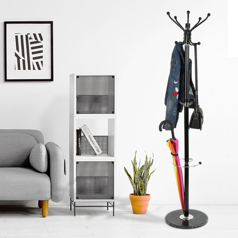 Height 170 Cm Tree Style Coat Rack Hook Clothes Hanger Tree Shaped Metal Steel Tube Coat Hang