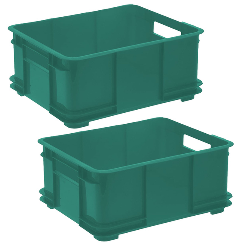 ECO BRUNO  Storage Boxes (16L a 54L) Organic Eurobox Storage Box in Various Colors