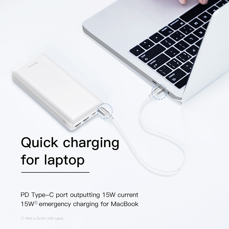 Power Bank 30000Mah Powerbank USB C Fast Poverbank for Xiaomi Iphone 12 Pro Portable External Battery Charger Pover Bank