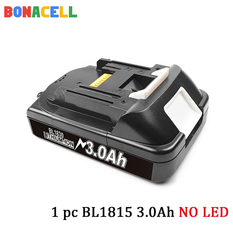 BL1860 Rechargeable 18 V 6000Mah Li-Ion Battery for Makita 18V Battery BL1840 BL1850 BL1830 BL1860B LXT 400