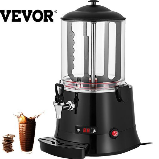 10L Electric Hot Chocolate Heater Melting Machine 400W Automatic Milk Mixer Warmer for Coffee Other Beverages Commercial