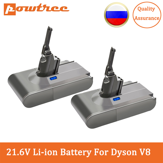 4000Mah V8 Battery for 21.6V Dyson V8 Absolute V8 Animal Fluffy Li-Ion Vacuum Cleaner 215681 215866-01/02 RA6-UK-HNC1123