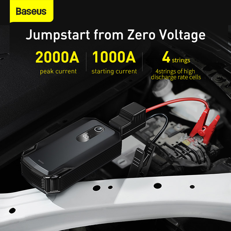 20000Mah Jump Starter Power Bank 2000A 12V Portable Car Battery Starter Emergency AUTO Booster Starting Device Jump Start