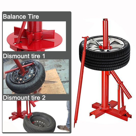 Samger Car Tire Changer Demount Manual Portable Tire Changing Machine Tool Tire Changer Dismantling Machine Vacuum 8-18Inch