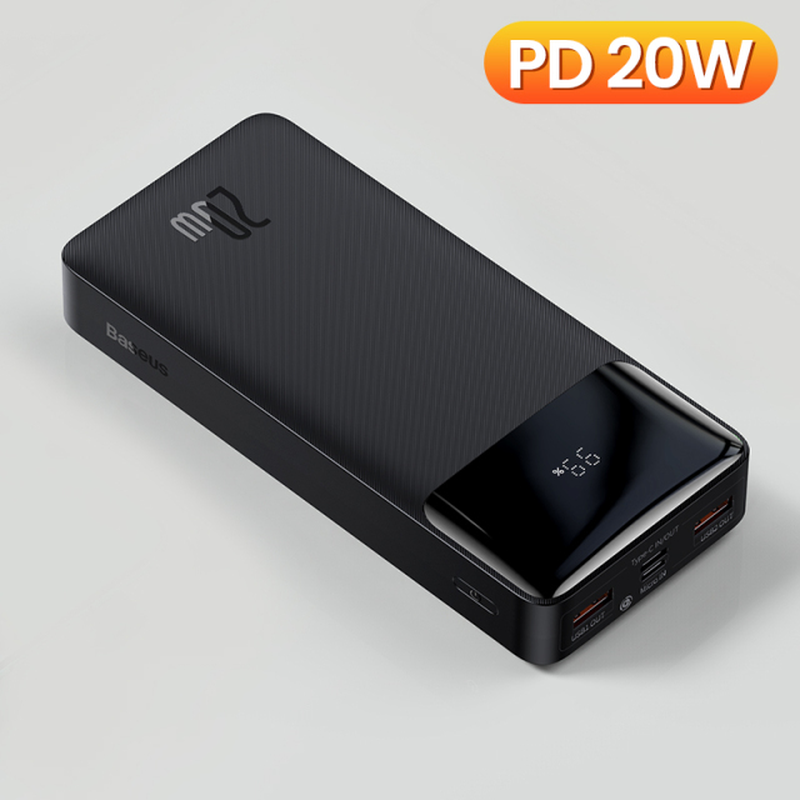 Power Bank 20000Mah Portable Charger Powerbank 10000Mah External Battery PD 20W Fast Charging for Iphone Xiaomi Poverbank