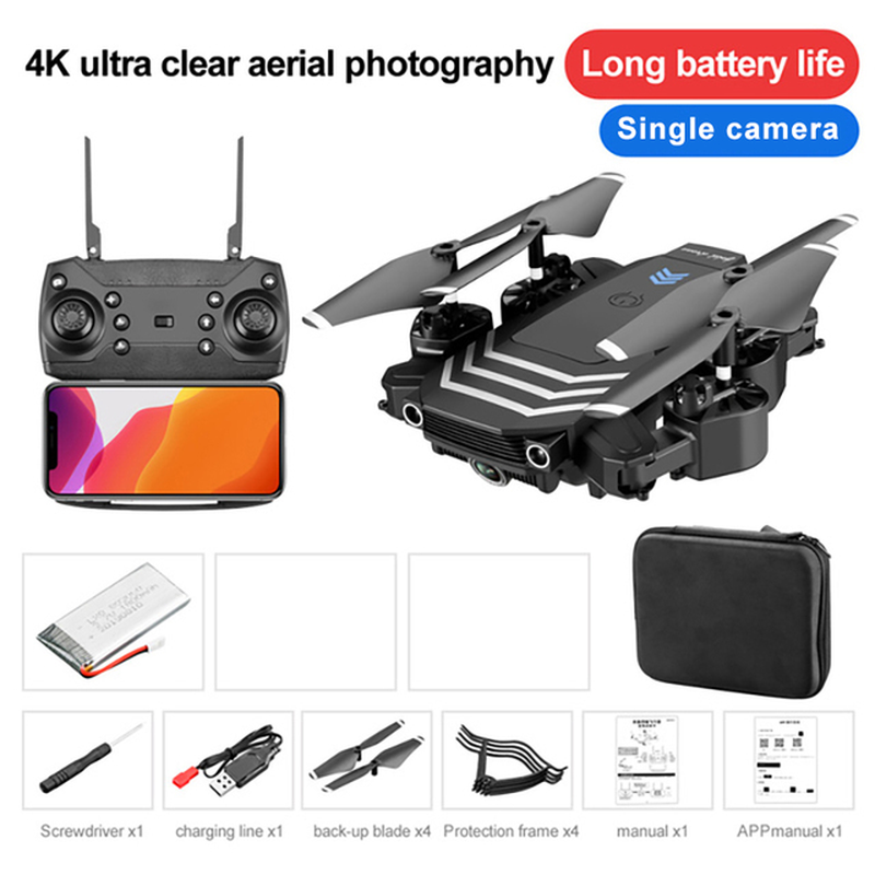 LS11 Pro Drone 4K HD Camera WIFI FPV Hight Hold Mode One Key Return Foldable Arm Quadcopter RC Dron for Kids Gift