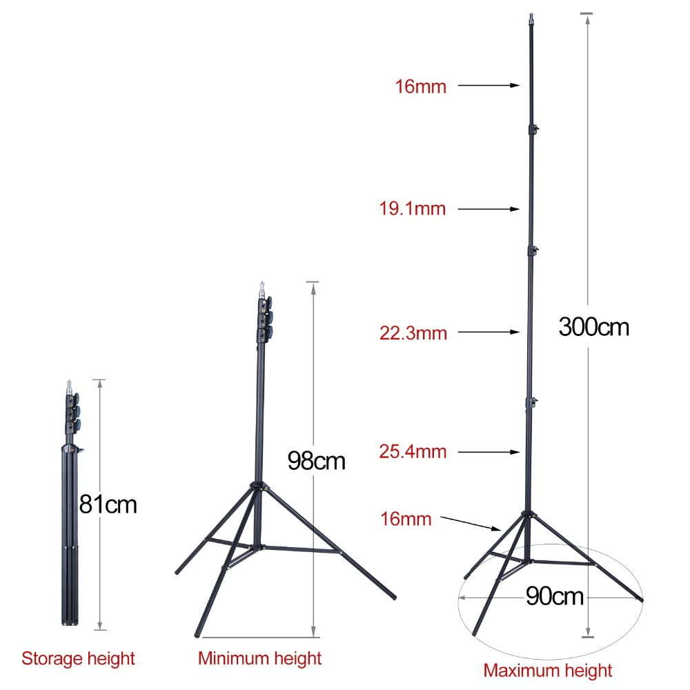 1/4" 2.2M/3M Laser Level Tripod Laser Штатив Для Лазерн Уровн Adjustable Height Tripod/Stand with Adapter