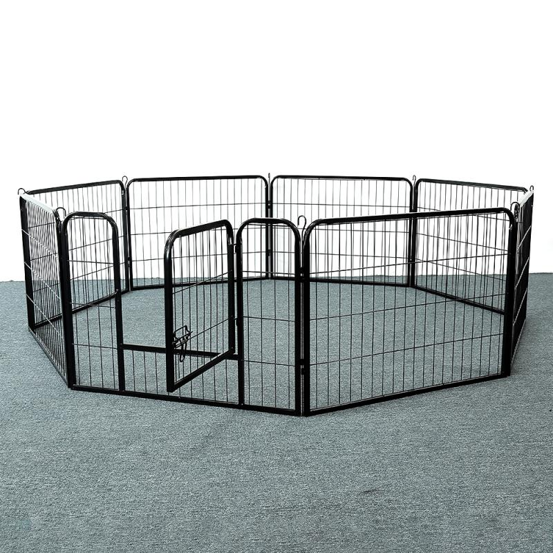 Pet Dog Fence Foldable Dog Crate Dog Safe Guard Install Home Playpen Fencing Gate Crib Kids Rails Fireplace Grille Fence HWC