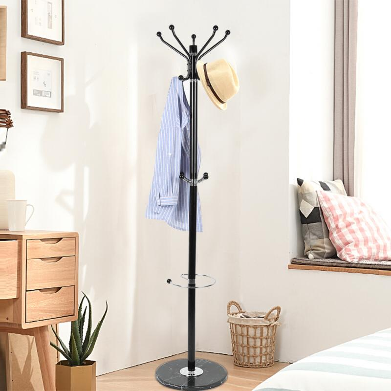 Height 170 Cm Tree Style Coat Rack Hook Clothes Hanger Tree Shaped Metal Steel Tube Coat Hang