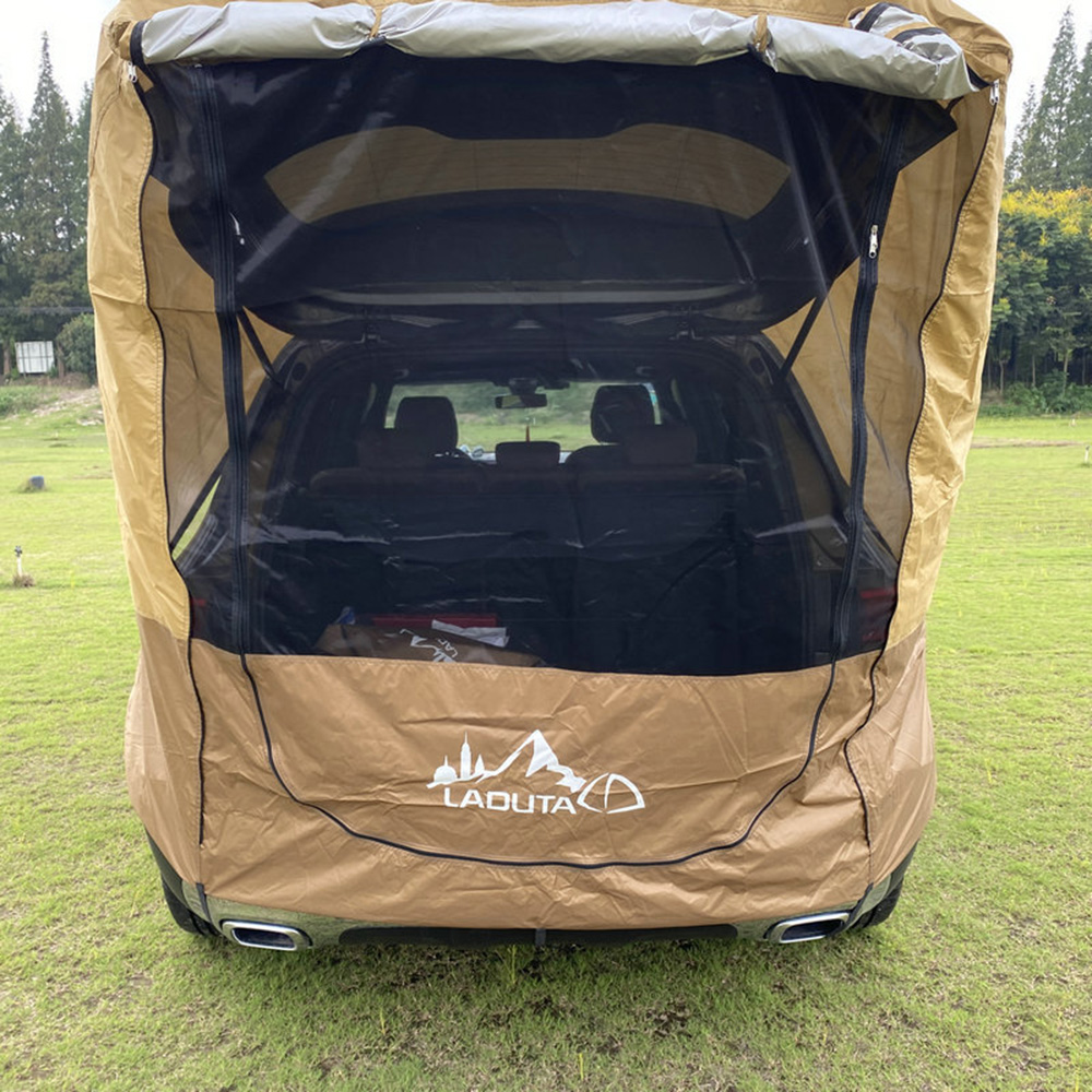 Car Trunk Tent Sunshade Rainproof Tour Barbecue Outdoor Motorhome Self-Driving Tour Barbecue Camping Car Tail Extension Tent