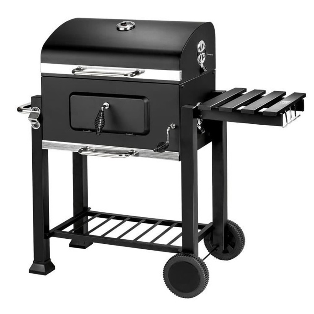 3 in 1 BBQ Grill Barbecue Picnic Grills Kebab Stove Charcoal Oven with Waterproof Black BBQ Grills for Yard Garden Outdoor HWC