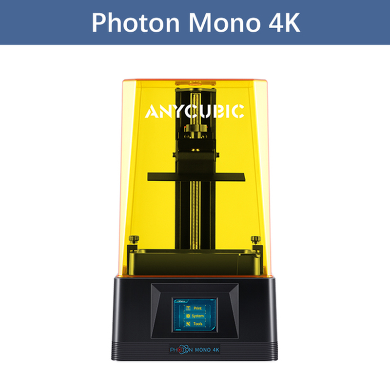 Photon Mono 4K 3D Printer with 6.23" Monochrome Screen LCD SLA UV Resin 3D Printers Fast Precise 3D Printing