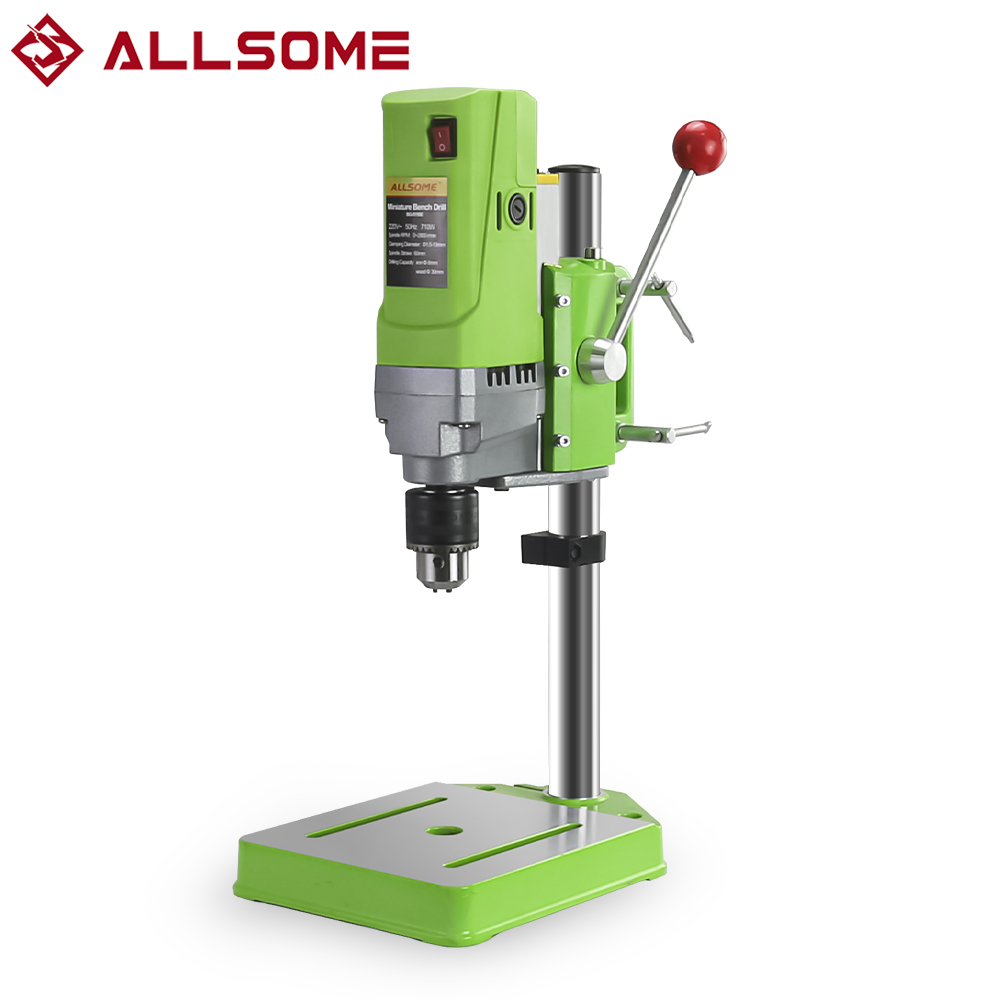 710W Electric Bench Stand Drill Press Chuck 1-13Mm Drilling Machine Metal Making for DIY Woodworking