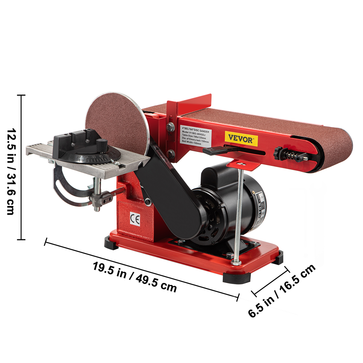 375W Multi-Function Abrasive Sanding Machine Desktop Belt Disc Sander Handmade Woodworking Grinding Polishing Power Tools