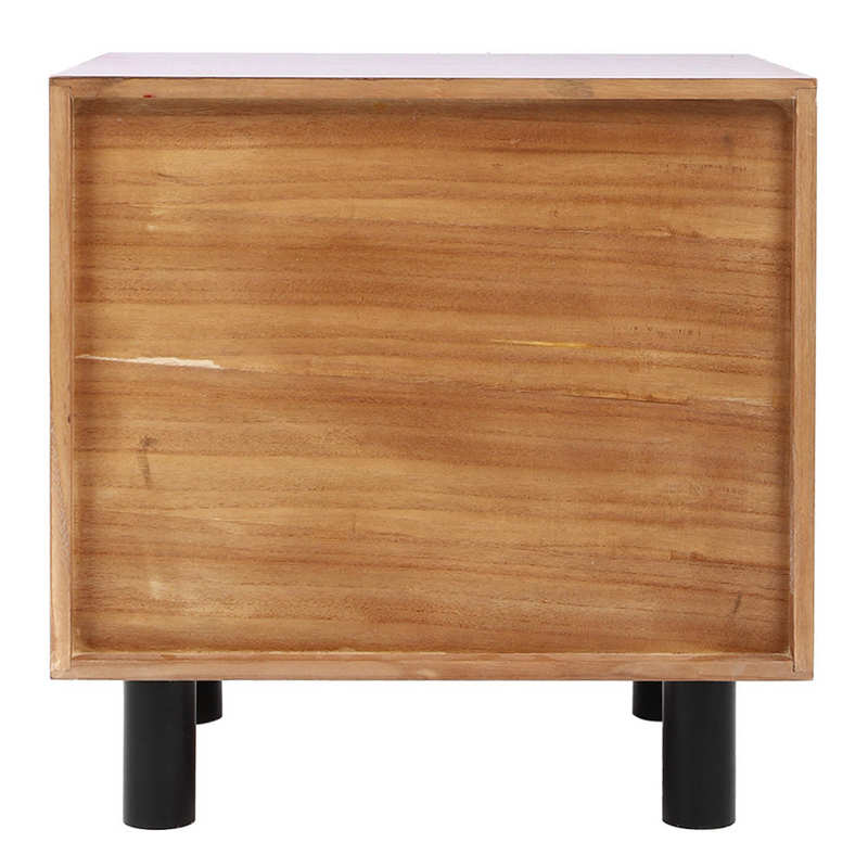 45X38X47Cm Bedside Cabinet Table Night Stand Storage Nightstand with Two Drawers for Living Room Bedroom