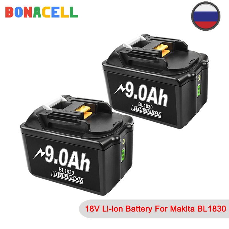 BL1860 Rechargeable 18 V 6000Mah Li-Ion Battery for Makita 18V Battery BL1840 BL1850 BL1830 BL1860B LXT 400