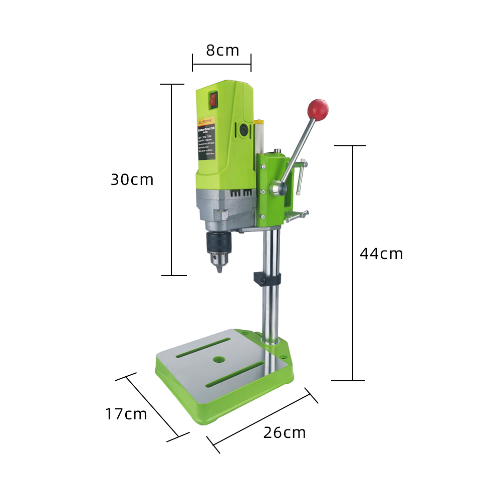 710W Electric Bench Stand Drill Press Chuck 1-13Mm Drilling Machine Metal Making for DIY Woodworking