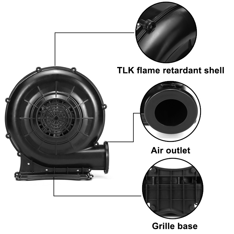 250W-750W Efficient Electric Air Blower Pump Fan Powerful Blower Machine Pump Inflatable Screen Blower for Wedding Party