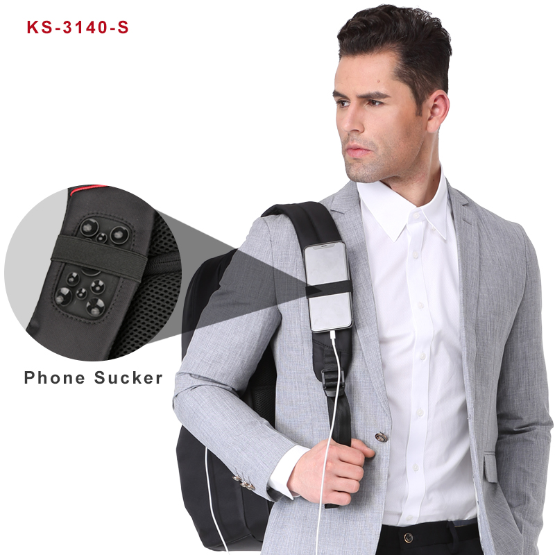 15"17" Laptop Backpack External USB Charge Computer Backpacks Anti-Theft Waterproof Bags for Men Women