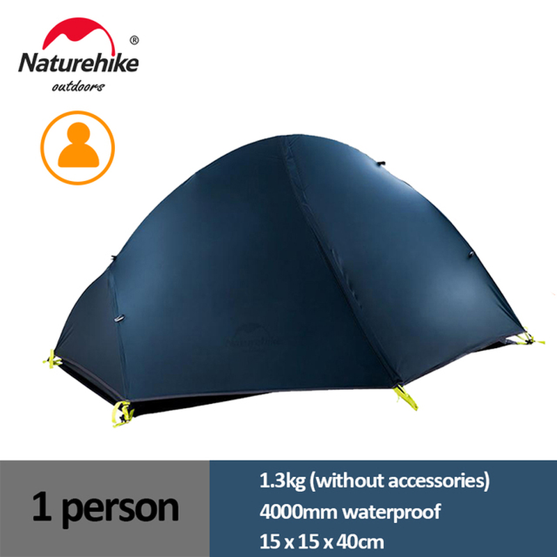 Cycling Tent 1 Person Ultralight Backpacking Tent Double Layer Fishing Beach Tent Outdoor Travel Hiking Camping Tent