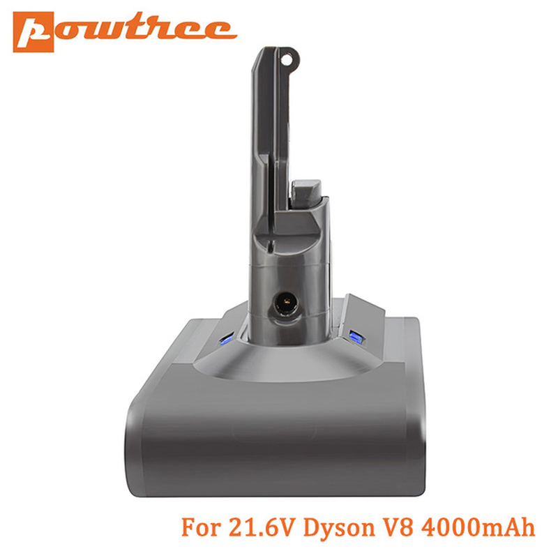 4000Mah V8 Battery for 21.6V Dyson V8 Absolute V8 Animal Fluffy Li-Ion Vacuum Cleaner 215681 215866-01/02 RA6-UK-HNC1123