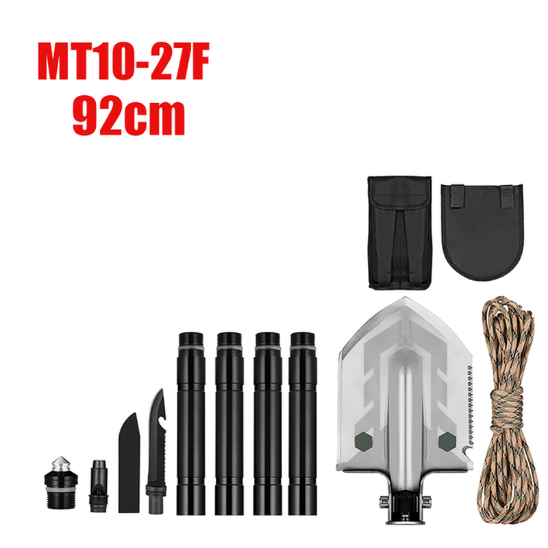 MT1027 Multifunction Camping Shovel Survival Folding Shovels Military Tactical Shovel Hiking Outdoor Garden Hoe Digging Tool Kit