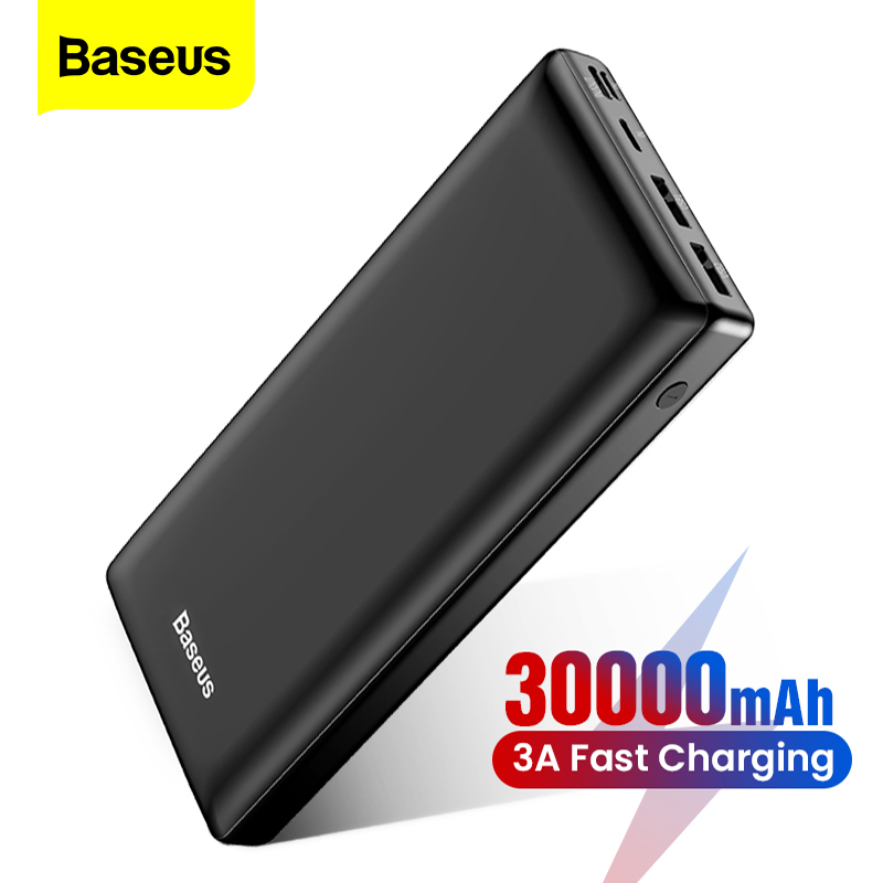 Power Bank 30000Mah Powerbank USB C Fast Poverbank for Xiaomi Iphone 12 Pro Portable External Battery Charger Pover Bank