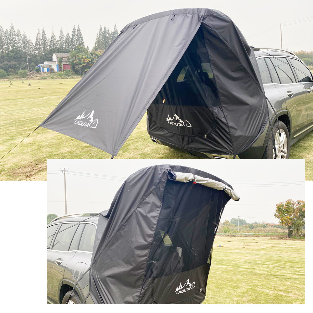 Car Trunk Tent Sunshade Rainproof Tour Barbecue Outdoor Motorhome Self-Driving Tour Barbecue Camping Car Tail Extension Tent