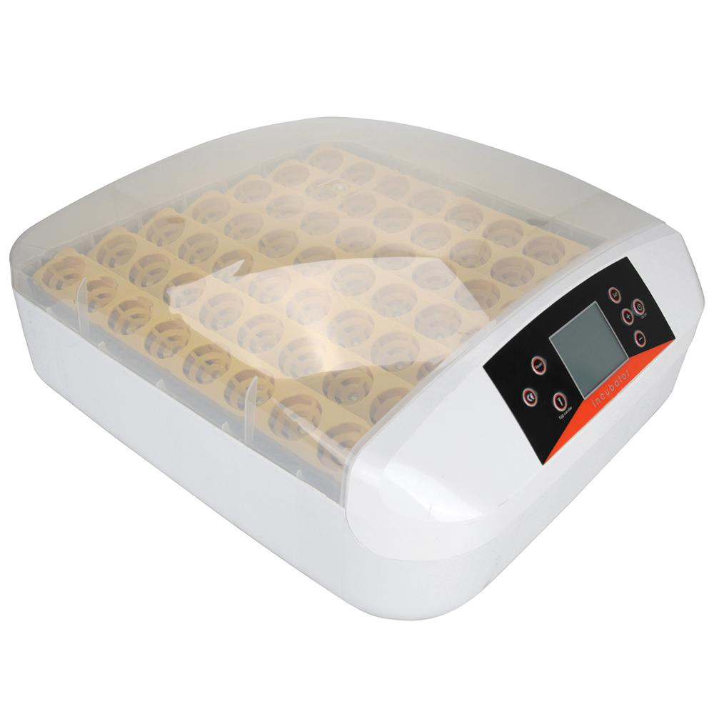 56 Eggs Incubator Automatic Hatcher Poultry Egg Incubator Digital Control Hatchery Farm Incubation Led Brooder HHD