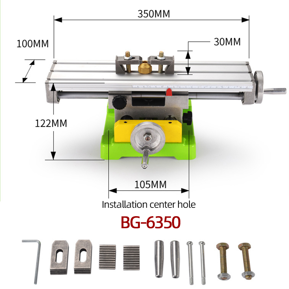 MINIQ Multifunction Drill Vise Fixture Working Table Mini Precision Milling Machine Worktable