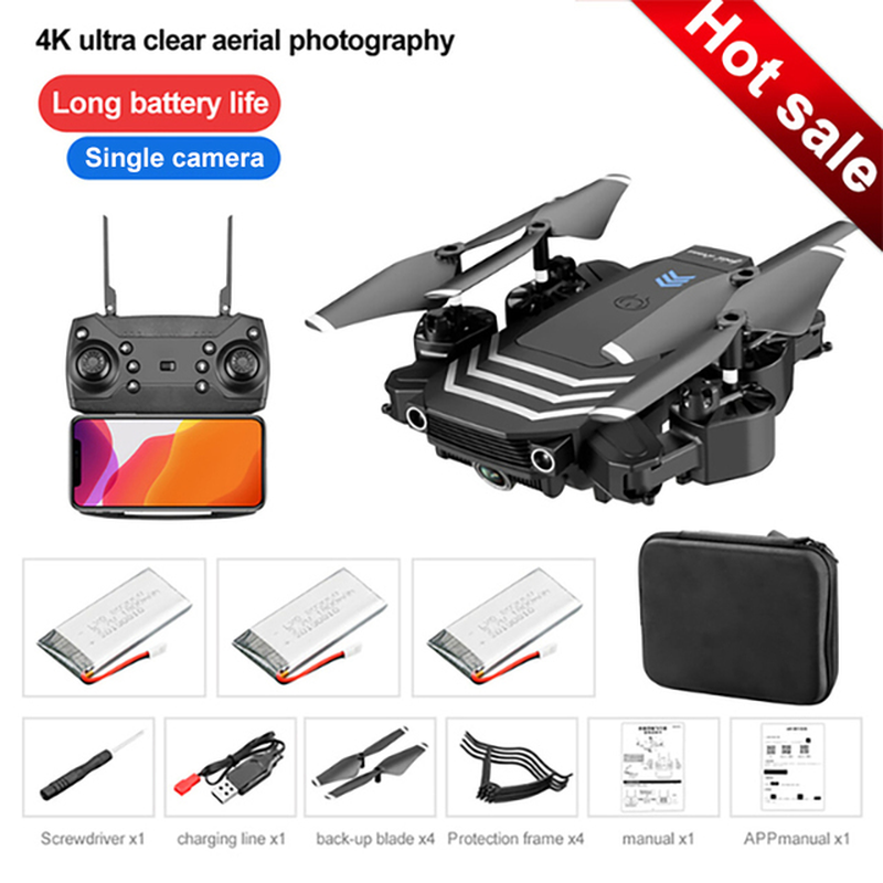 LS11 Pro Drone 4K HD Camera WIFI FPV Hight Hold Mode One Key Return Foldable Arm Quadcopter RC Dron for Kids Gift