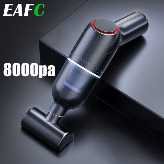 8000Pa Wireless Car Vacuum Cleaner Cordless Handheld Auto Vacuum Home & Car Dual Use Mini Vacuum Cleaner with Built-In Battrery